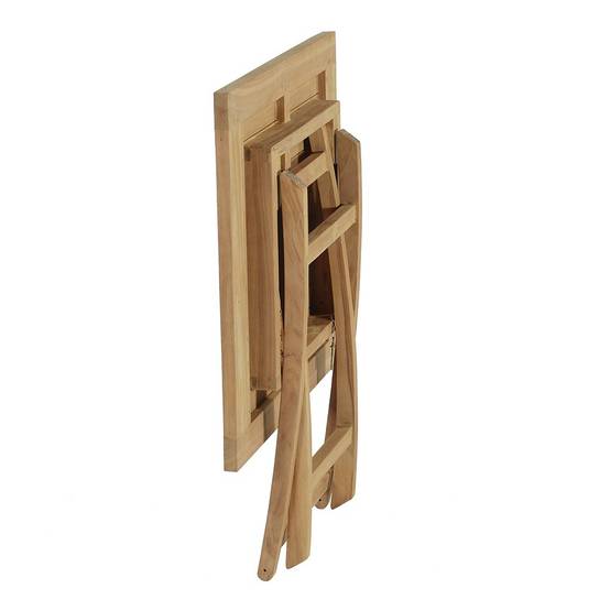 Table pliante carrée en teck massif Gap 75 cm - TECK'Attitude - Imagen 4