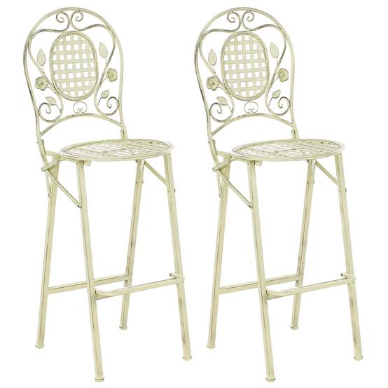 Set de bistrot, 2 Personnes Métal Vert clair BIVIO - Beliani - Image 3