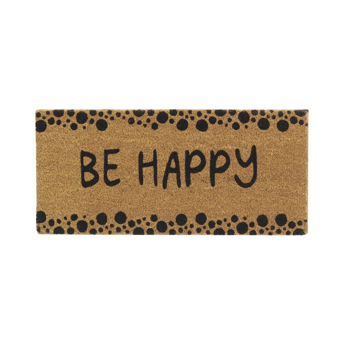 Aubry Gaspard - Petit paillasson Be Happy en coco Be happy - Imagen 1