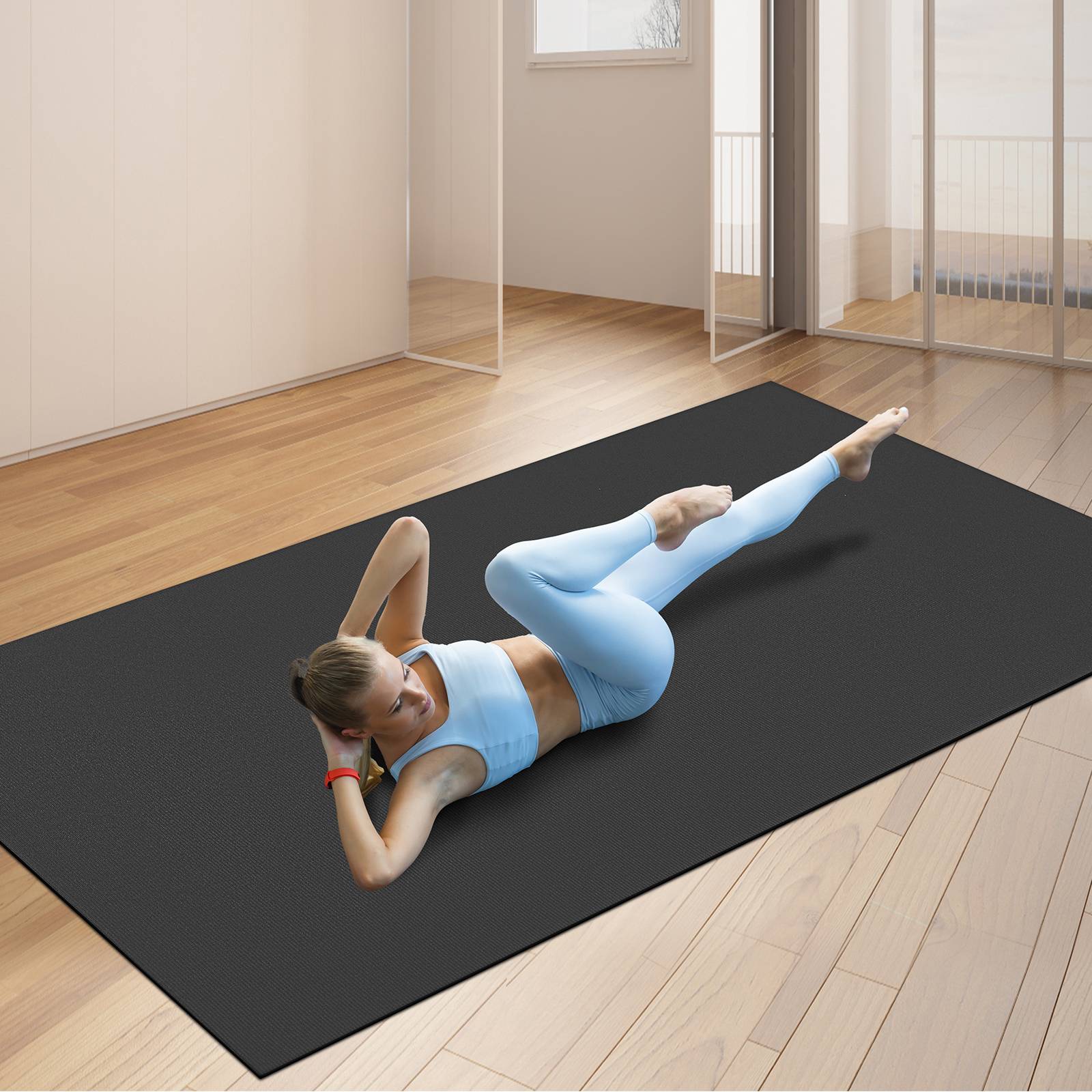 Vevor - VEVOR Tapis de yoga antidérapant tapis d'entraînement 3050 x 1830 mm pilates - Image 8