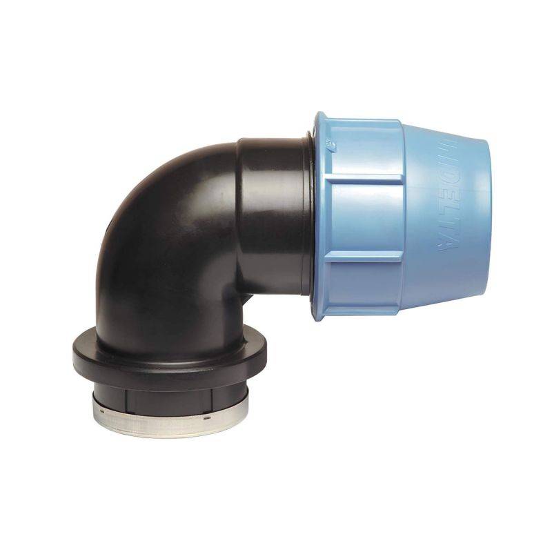 Coude femelle 90° PE plastique Ø25x1''
