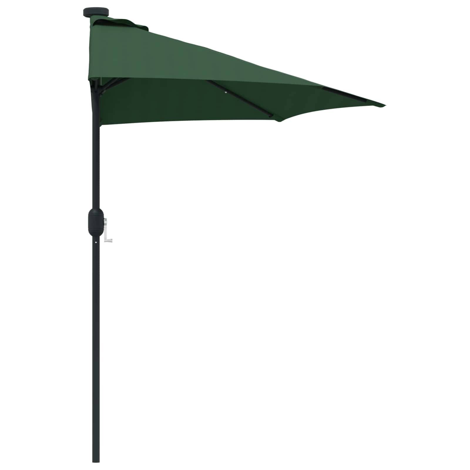 Parasol de jardin polyester acier vert 294 x 150 x 224 cm - PANGIVO - Image 6