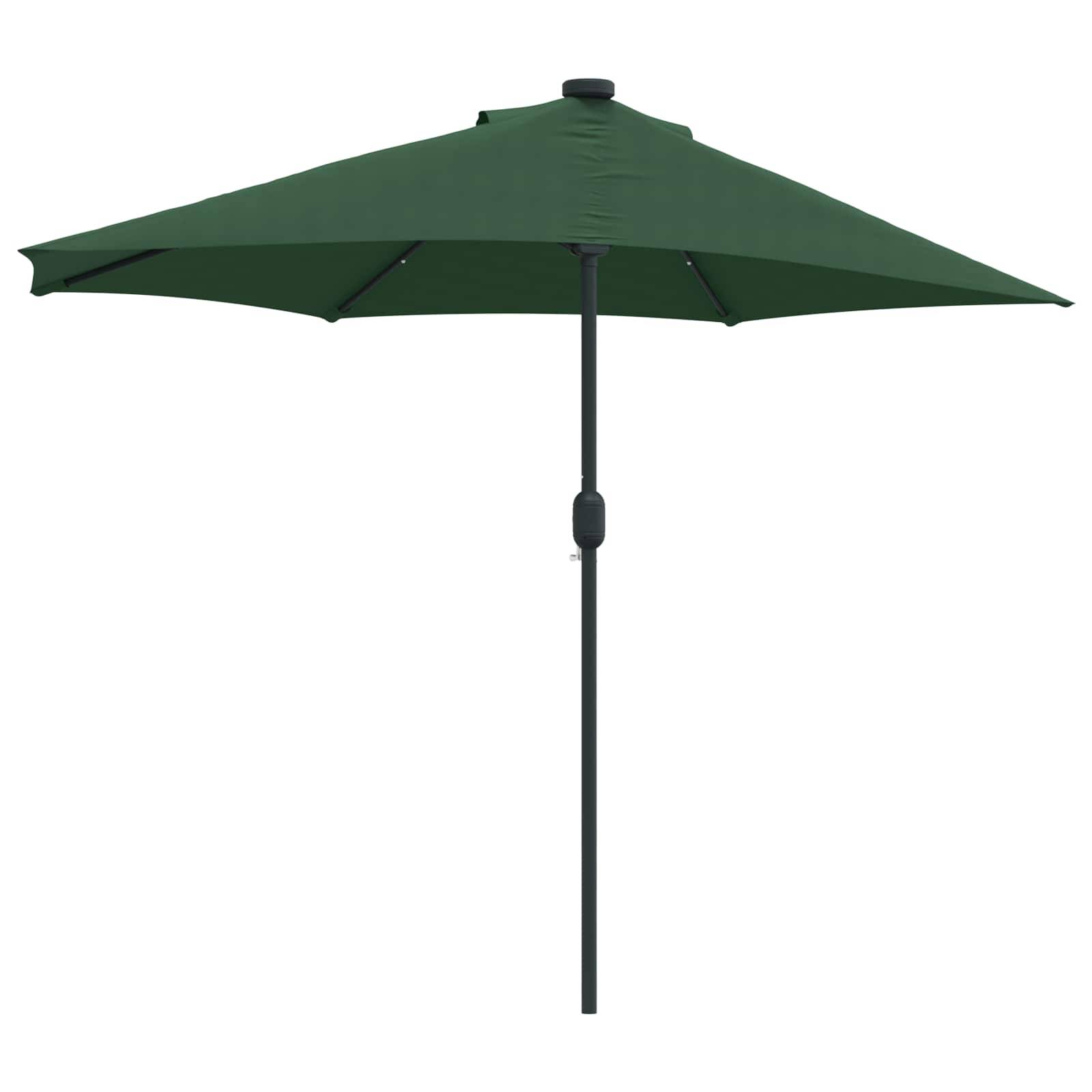 Parasol de jardin polyester acier vert 294 x 150 x 224 cm - PANGIVO - Image 7