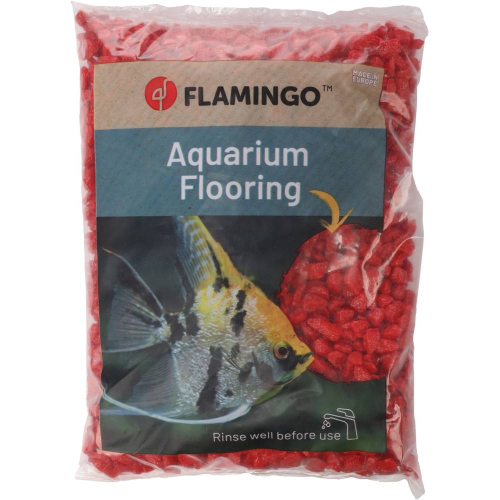 Gravier neon rouge 1 kg pour aquarium - Image 1