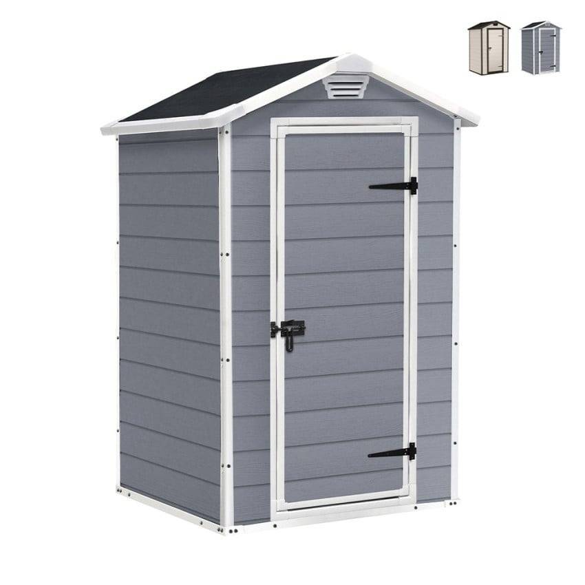Keter - Abri de jardin en résine PVC avec plancher 129x103x196cm PVCBox - Image 3