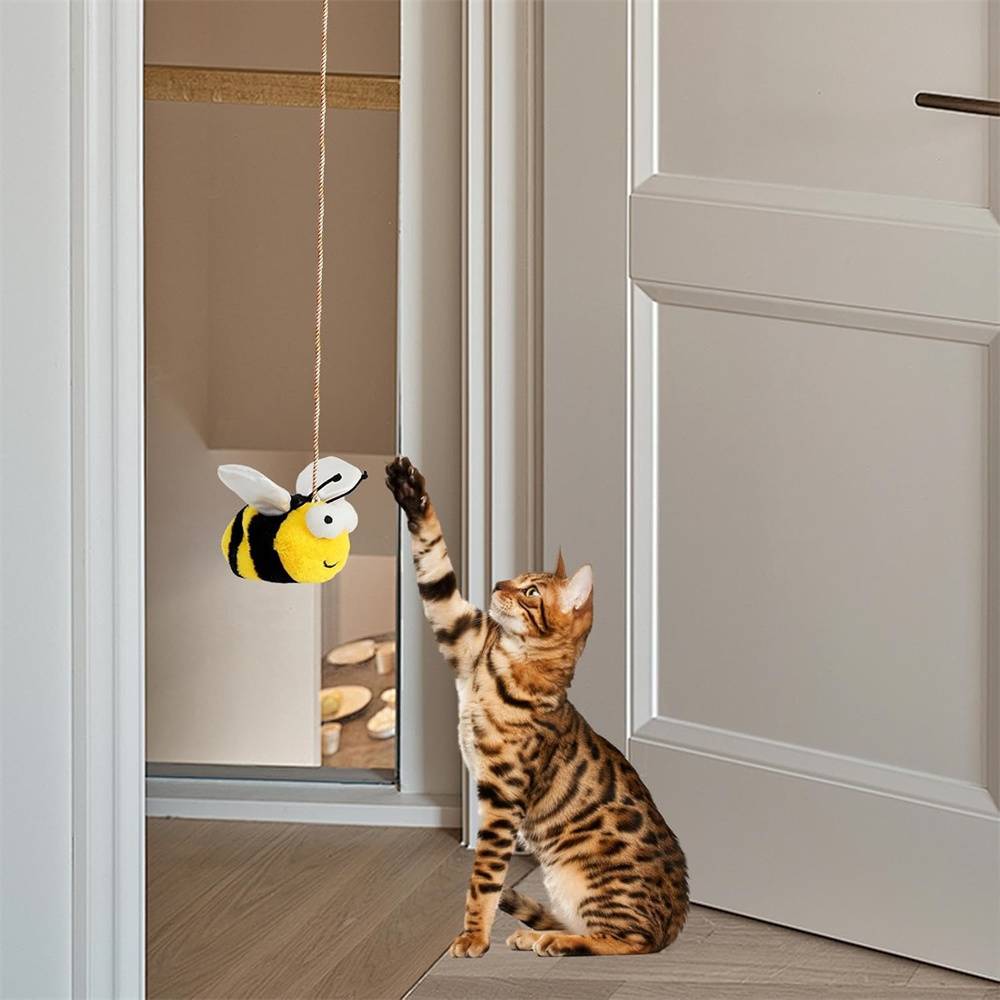 Jouet pour chat suspendu - Abeilles, poissons-globes, chauves-souris DtopbuyAge - Image 3
