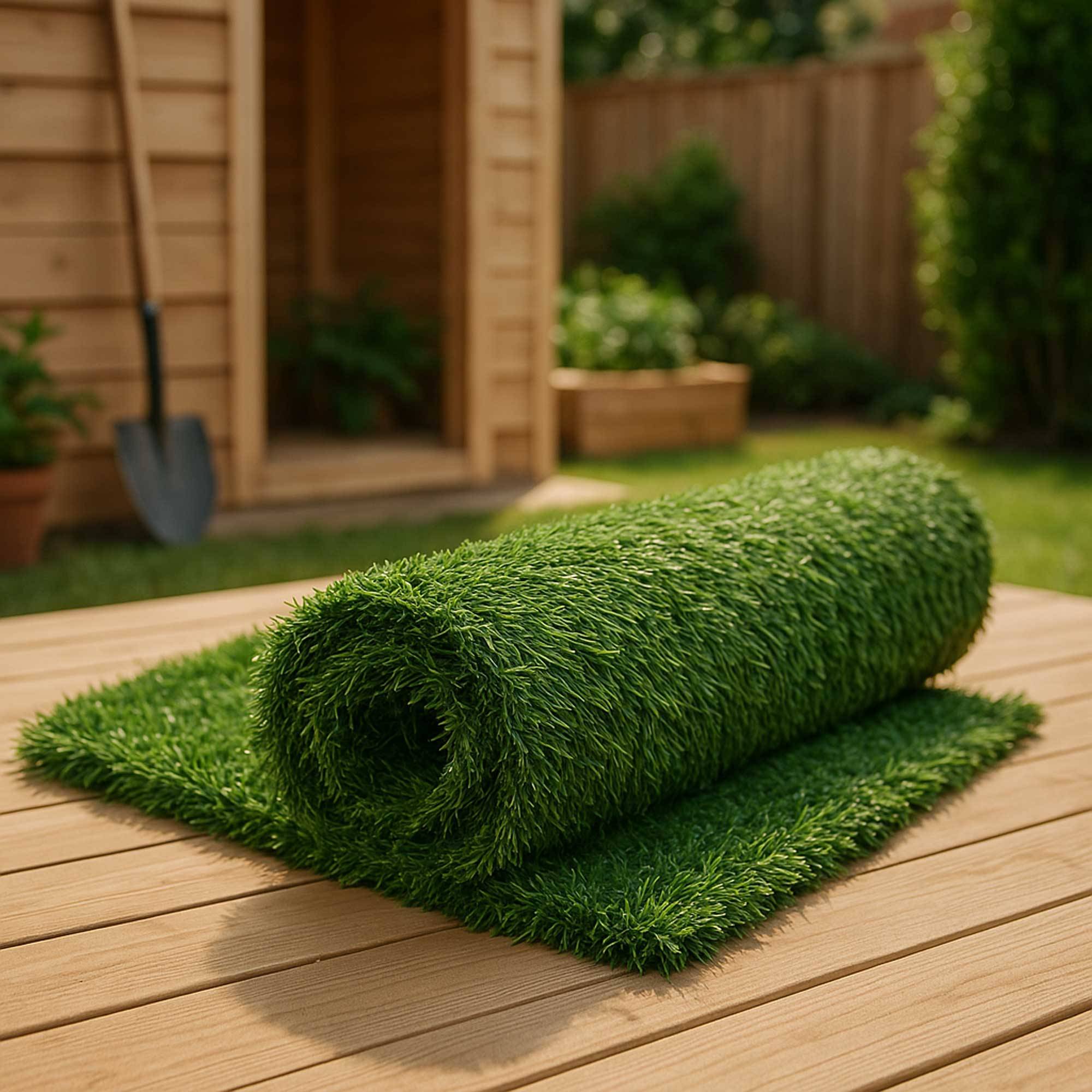 Haie artificielle verte WERKA PRO - 2 x 3m - Image 3