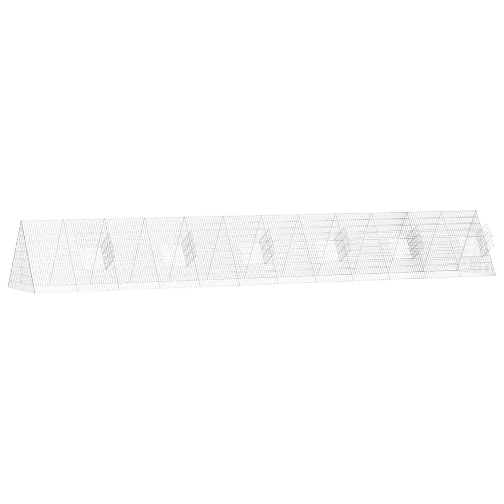 Enclos Géant Métal Extensible Espace Vie Confortable Jardin 650x100cm - ComfortXL Outdoor Living - Image 5