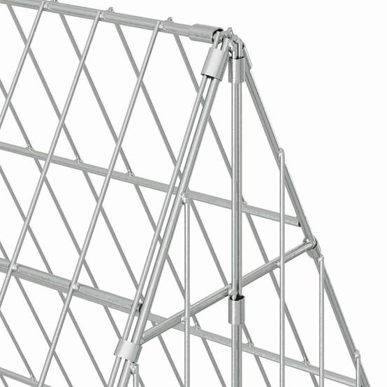 Enclos Géant Métal Extensible Espace Vie Confortable Jardin 650x100cm - ComfortXL Outdoor Living - Image 8