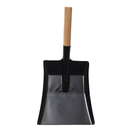 Pelle à cendre en métal et manche bois WERKA PRO - 17 cm - Image 1