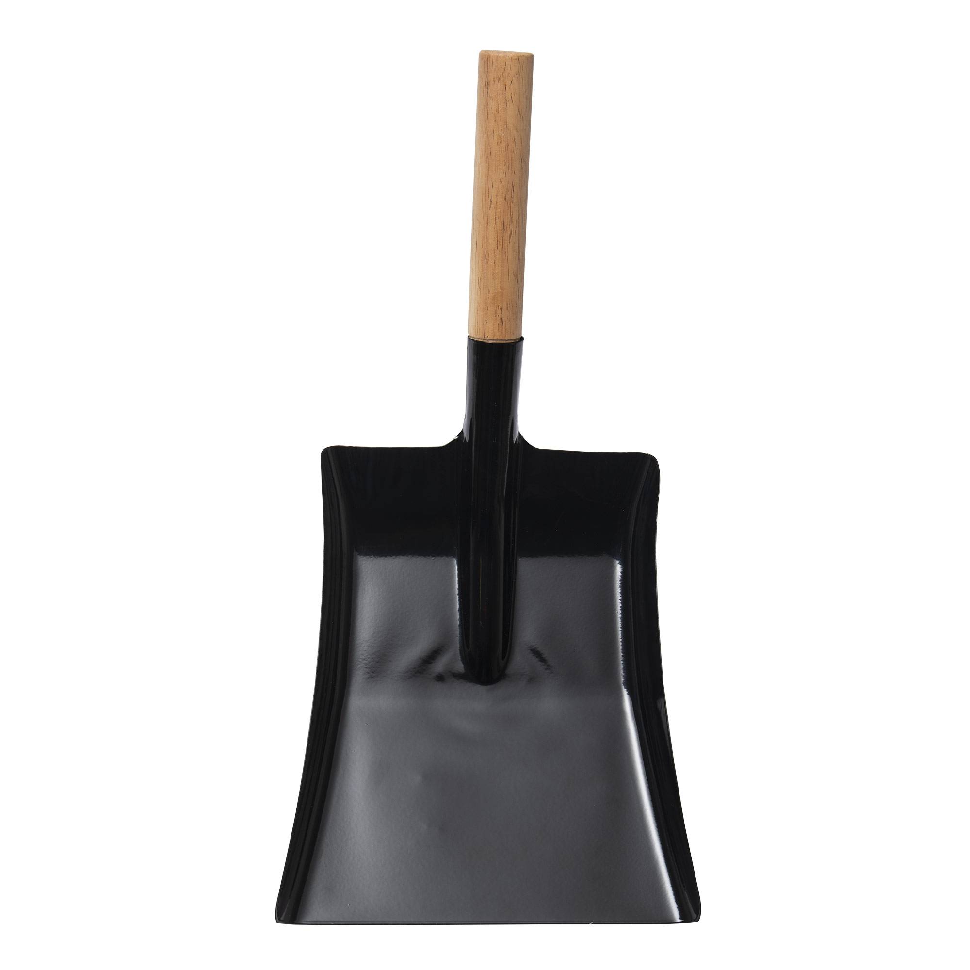 Pelle à cendre en métal et manche bois WERKA PRO - 17 cm - Image 1