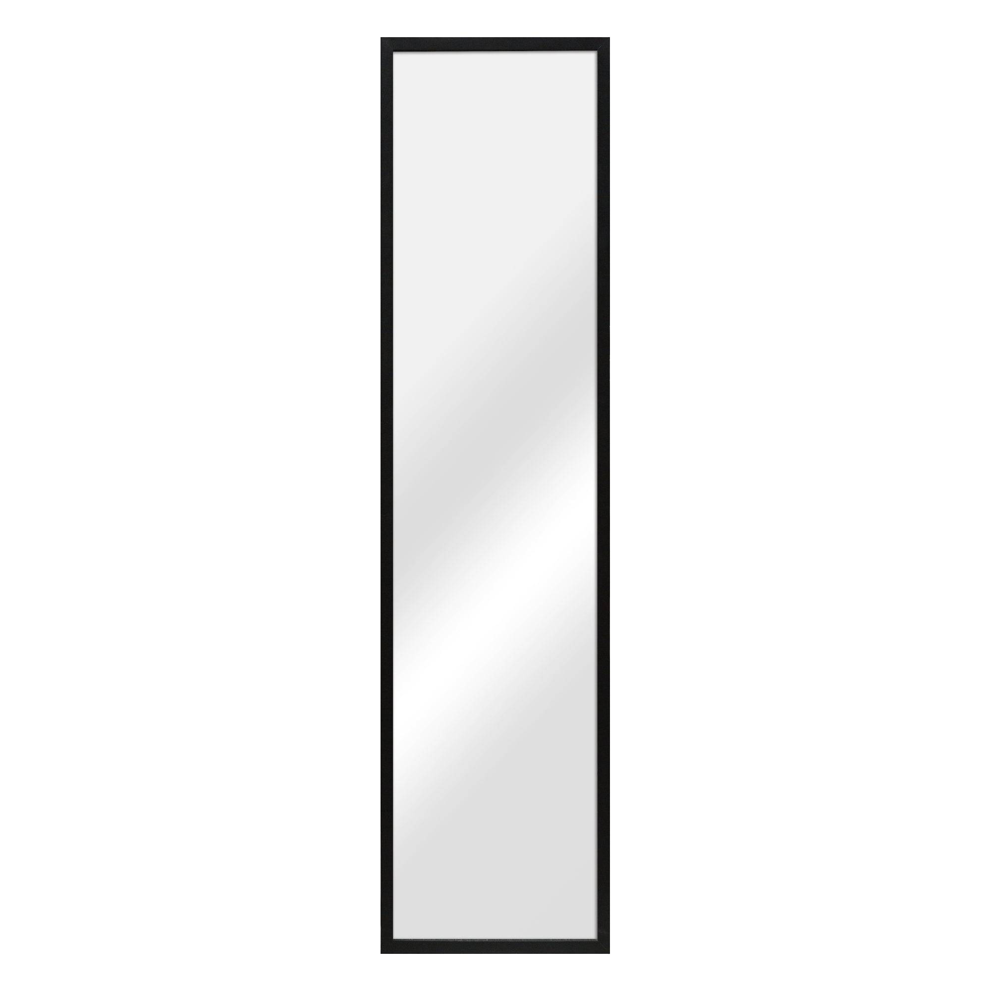 Helloshop26 - Miroir sur pied psyché inclinable 150 x 35 cm chambre salle de bain noir - Imagen 2