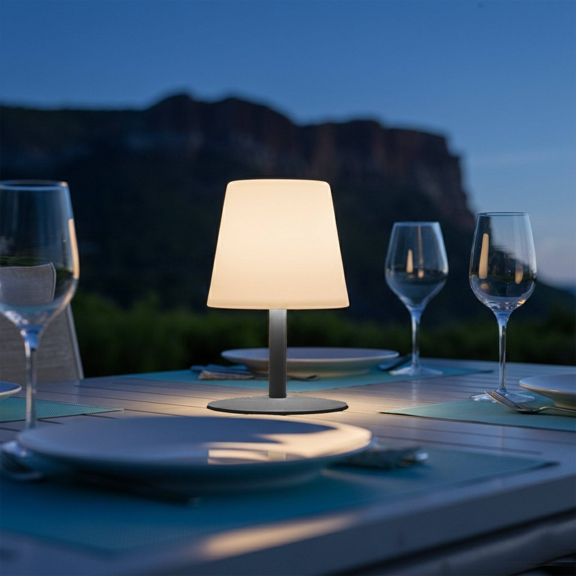 Lumisky - Lampe de table sans fil STANDY MINI Gris H25cm - Imagen 2