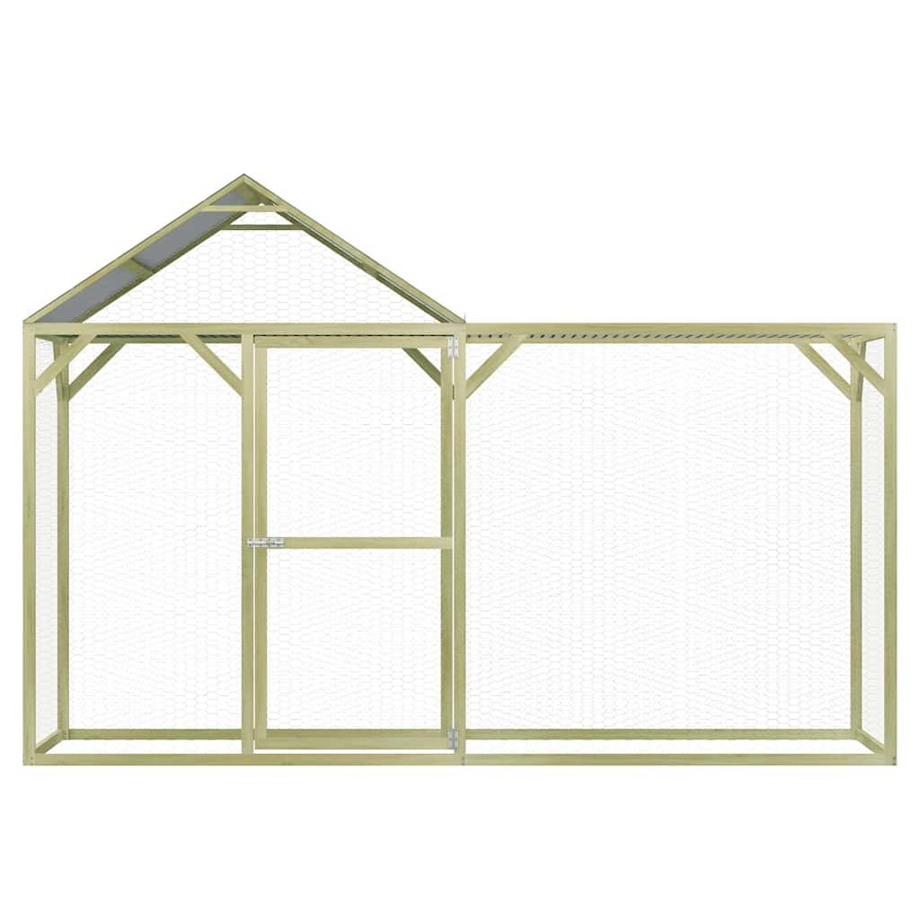 Vidaxl - Poulailler 3x1,5x2 m Pinède imprégnée vidaXL 278400 - Imagen 2