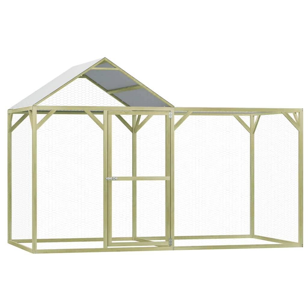 Vidaxl - Poulailler 3x1,5x2 m Pinède imprégnée vidaXL 278400 - Imagen 1