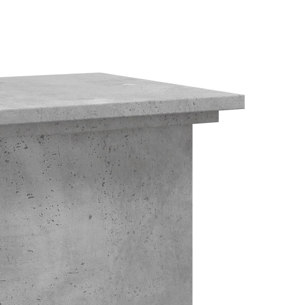 ComfortXL - Support pour plantes 100 cm bois d'ingénierie Meuble décoratif Gris Béton - ComfortXL Outdoor Living - Image 7