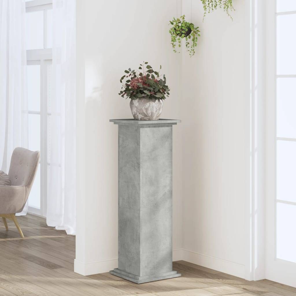 ComfortXL - Support pour plantes 100 cm bois d'ingénierie Meuble décoratif Gris Béton - ComfortXL Outdoor Living - Image 1