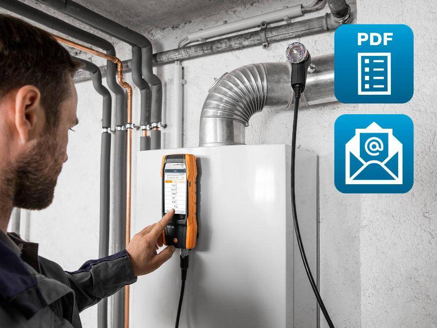 Testo 300 initial avec imprimante + connecteur bluetooth + sac à dos, O2, CO jusqu'à 4 000 ppm - TESTO - 0564 3002 96 - Imagen 2