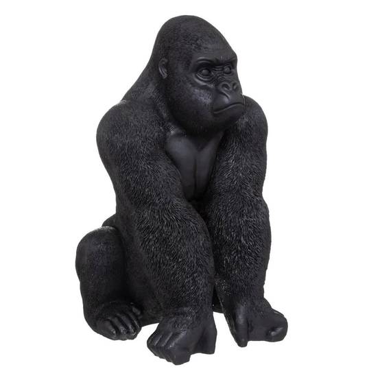 Statue Déco "Gorille en Résine" 67cm Noir - Image 1