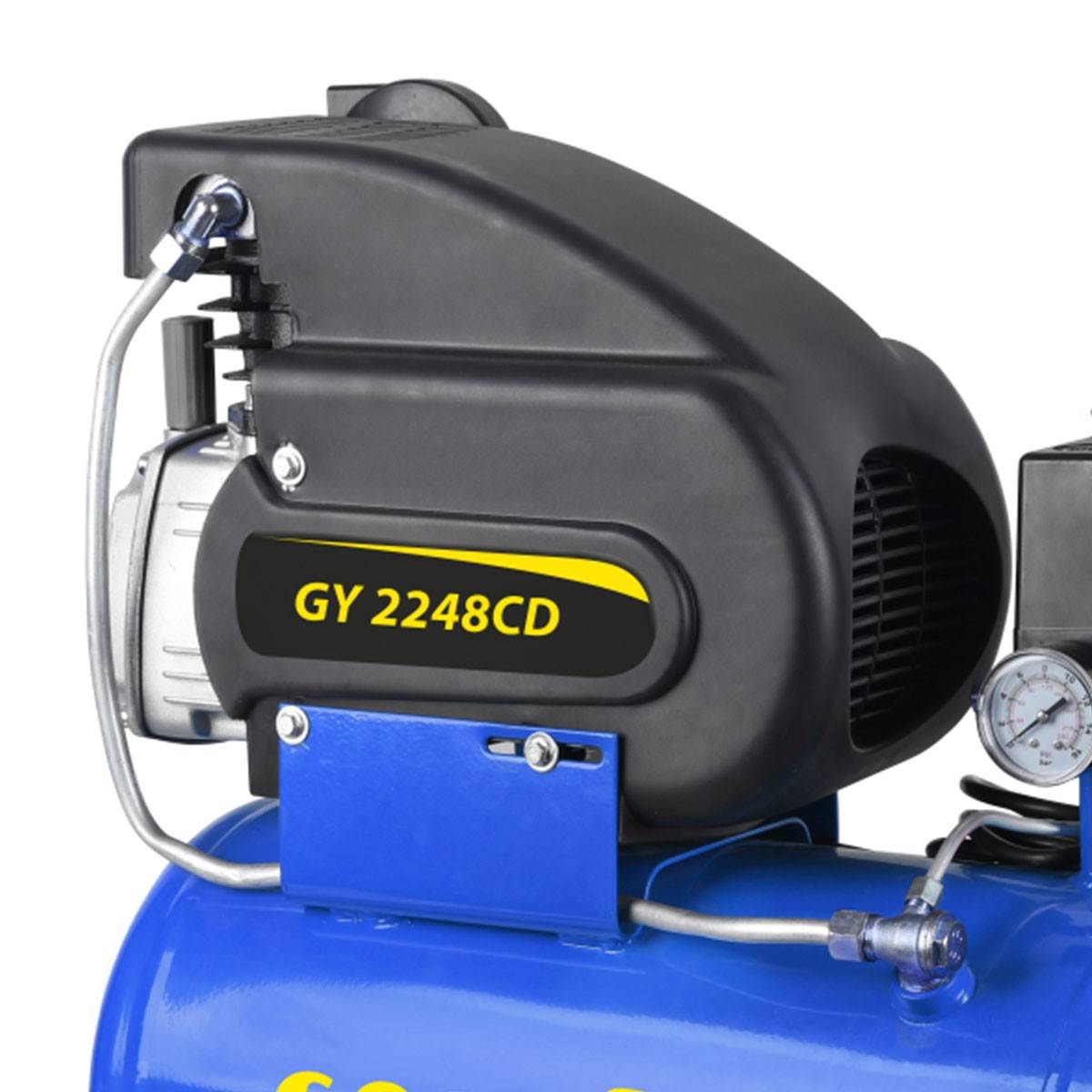 Compresseur d'air Silencieux 24 Litres 8 bar 2CV 1.5KW 115 PSI GOODYEAR - Imagen 7