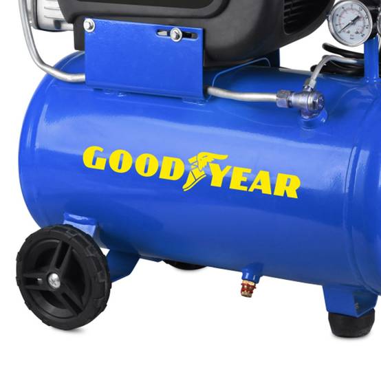 Compresseur d'air Silencieux 24 Litres 8 bar 2CV 1.5KW 115 PSI GOODYEAR - Imagen 8