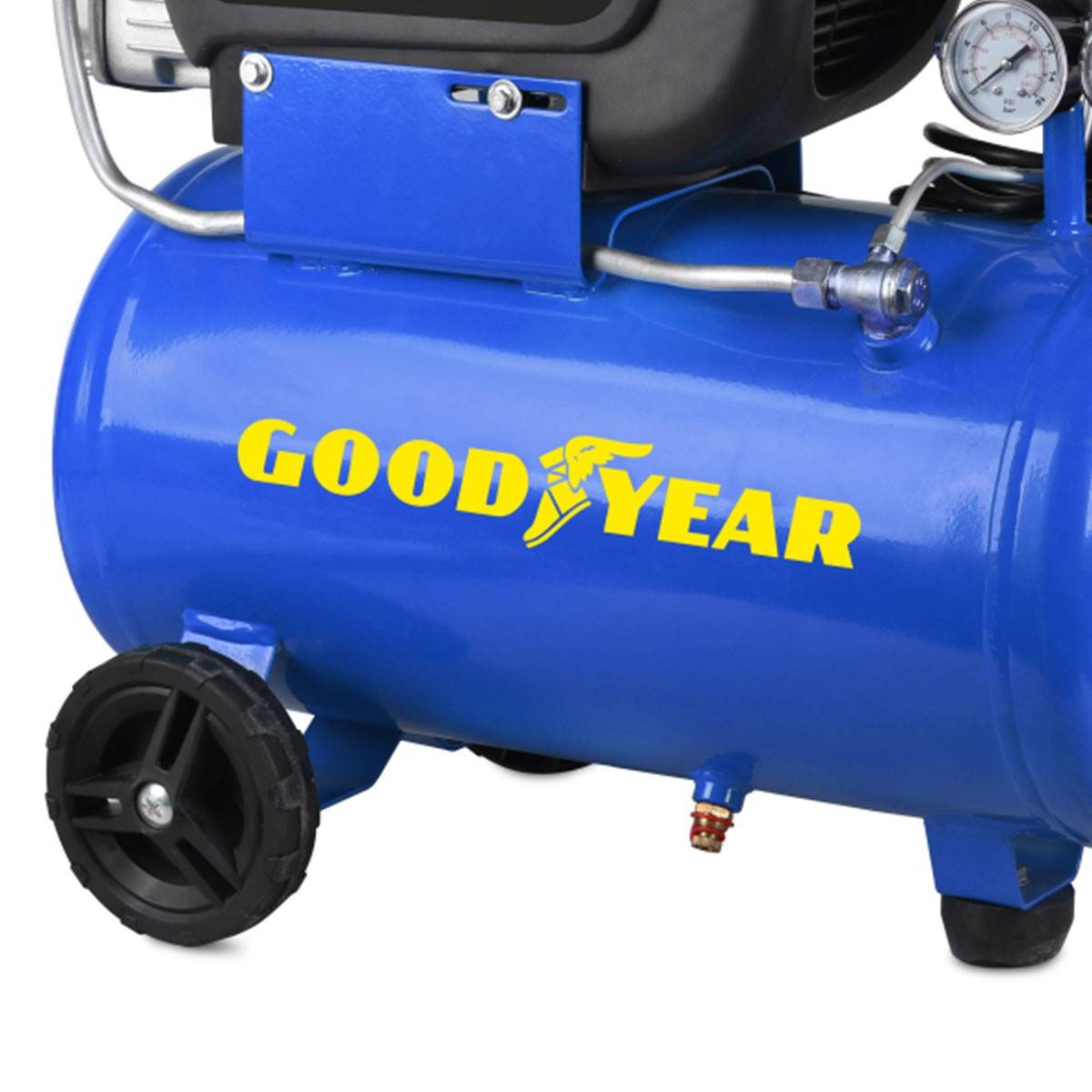 Compresseur d'air Silencieux 24 Litres 8 bar 2CV 1.5KW 115 PSI GOODYEAR - Imagen 8