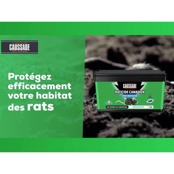Kit Dératisation Pro : Raticide Canadien Caussade et Poste Sécurisé - Image 5