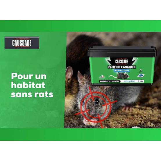 Kit Dératisation Pro : Raticide Canadien Caussade et Poste Sécurisé - Image 6