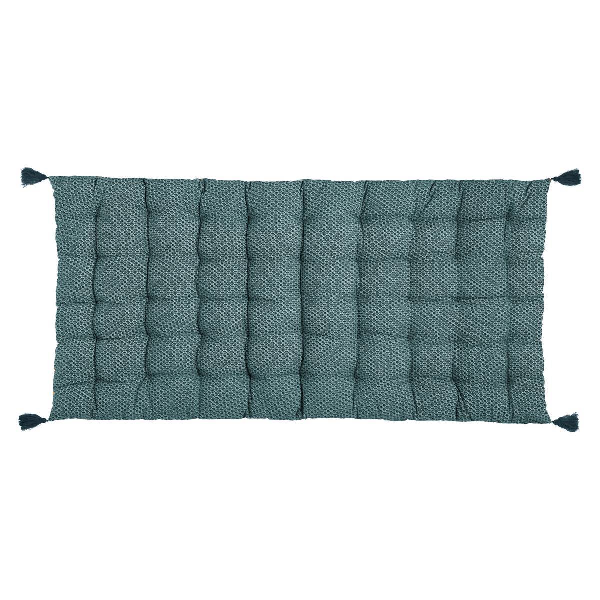 Atmosphera - Matelas de sol "Otto" bleu canard 60x120cm - Atmosphera Créateur d'intérieur - Image 2