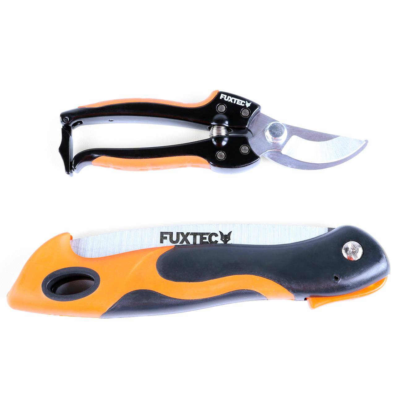 FUXTEC - Lot de 2 sécateurs - FUXTEC - FX-HGW2 - sécateur et couteau-scie - Image 2