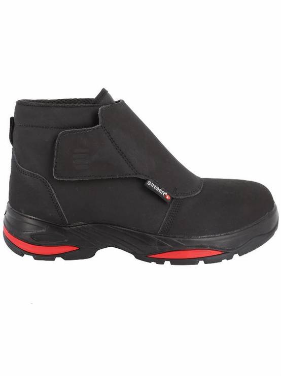 Chaussure de sécurité SINGER haute - Cuir nubuck - S3 SRC HRO - Taille 39 - ETNA39 - Image 1