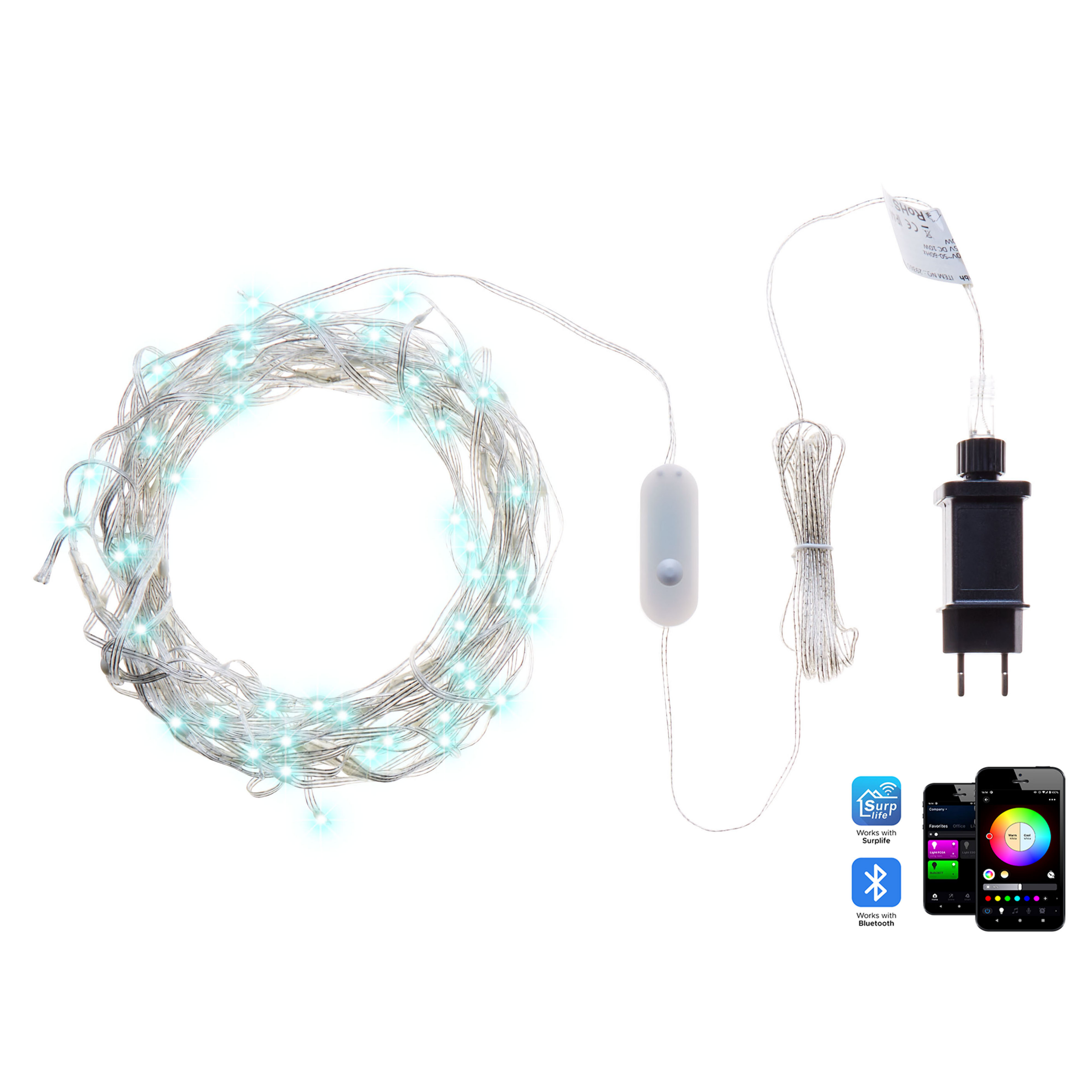 Beliani - Lumières de Noël PVC Transparent KULUSUK - Beliani - Imagen 2
