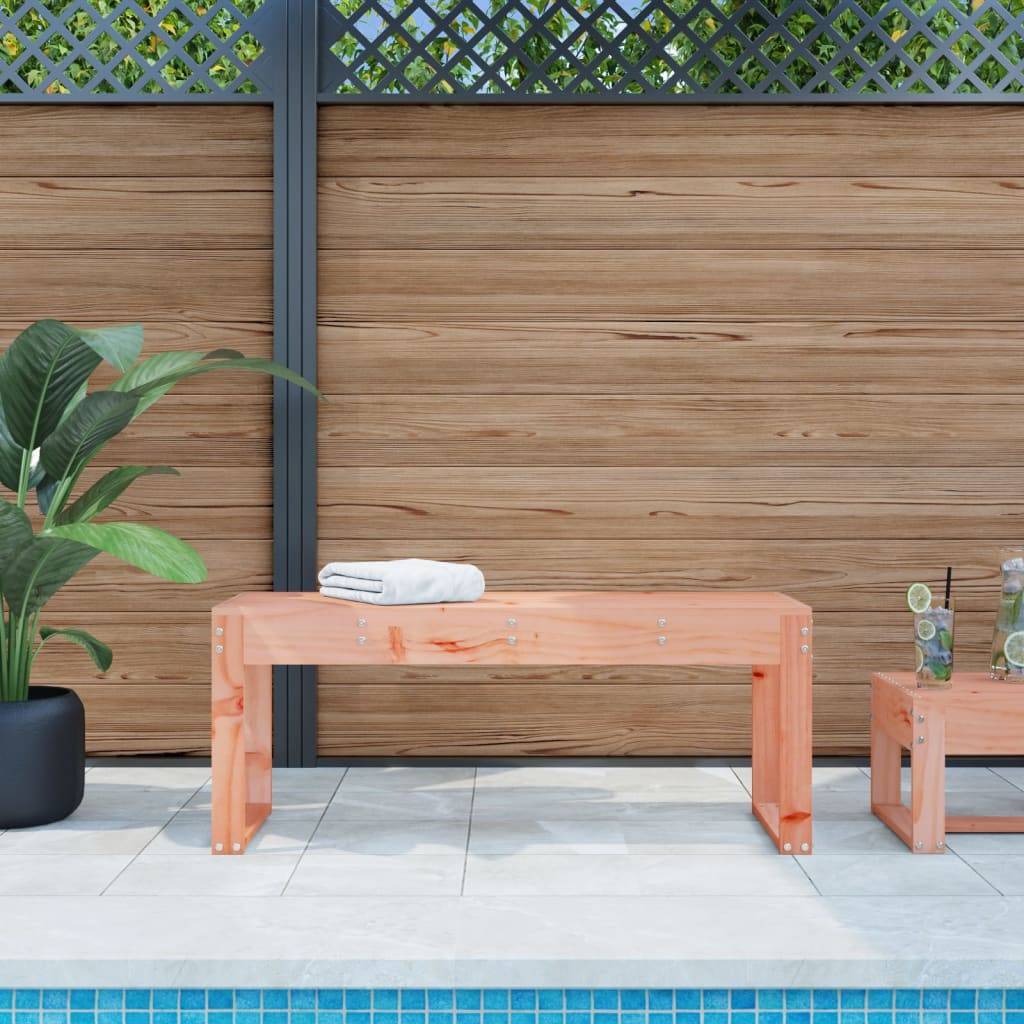 Maison Chic - Banc de jardin - Banc d'extérieur - Banquette 110x38x45 cm bois massif de douglas - Imagen 2