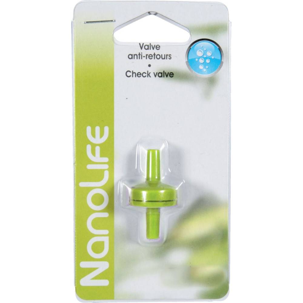 Animallparadise - Valve anti-retours verte ø 2 cm x longueur 3.5 cm pour aquarium. - Imagen 2