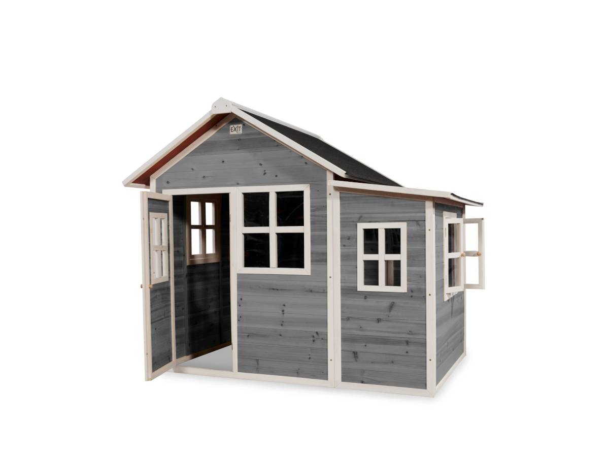 Exit Toys - Maisonnette en bois pour enfants Loft 150 Gris - Exit Toys - Imagen 2