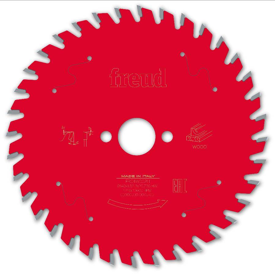 Lame pour scie circulaire portative filaire/sans fil FREUD - Ø140 1,8/1,3 A20 Z36 BA 10° - F03FS09668 -FR04W002H - Imagen 1