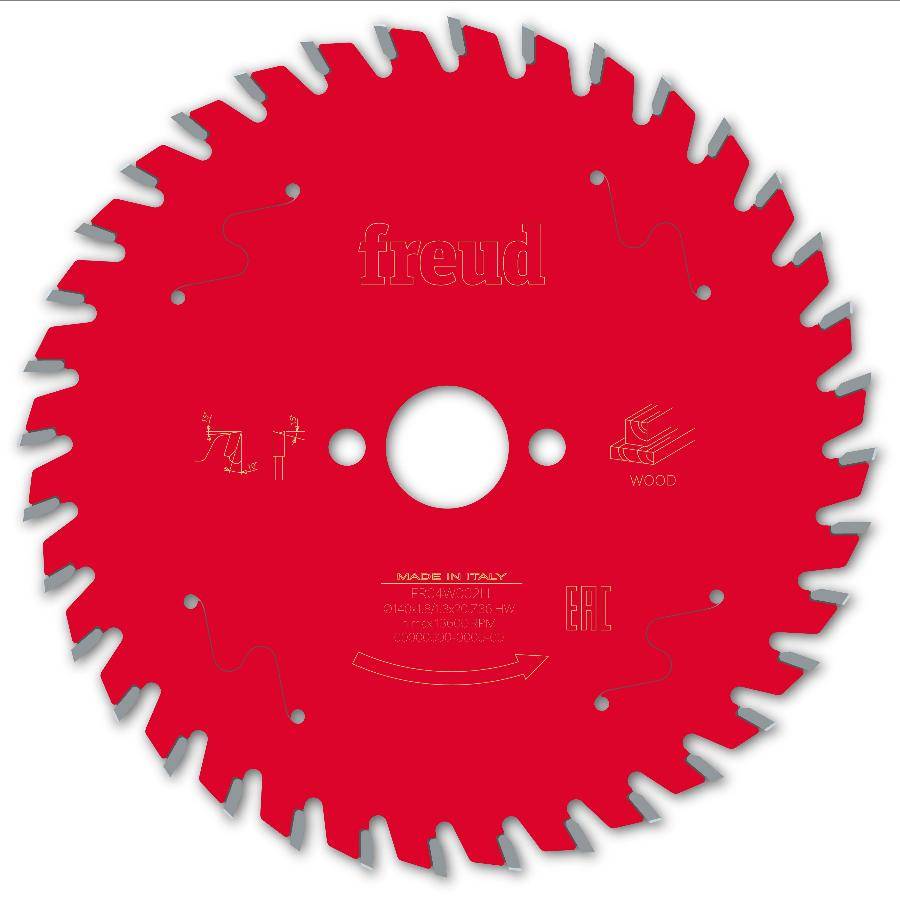 Lame pour scie circulaire portative filaire/sans fil FREUD - Ø140 1,8/1,3 A20 Z36 BA 10° - F03FS09668 -FR04W002H - Imagen 2