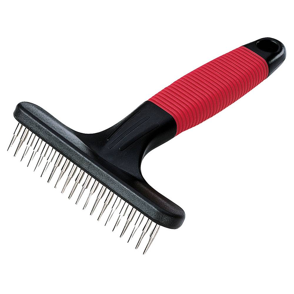 Ferplast - Ferplast Peigne rateau pour chiens GRO 5872, dents arrondies rotatives, idéal pour le sous-manteau des animaux à poils moyens et longs, 15,5 x 11 x h - Image 1