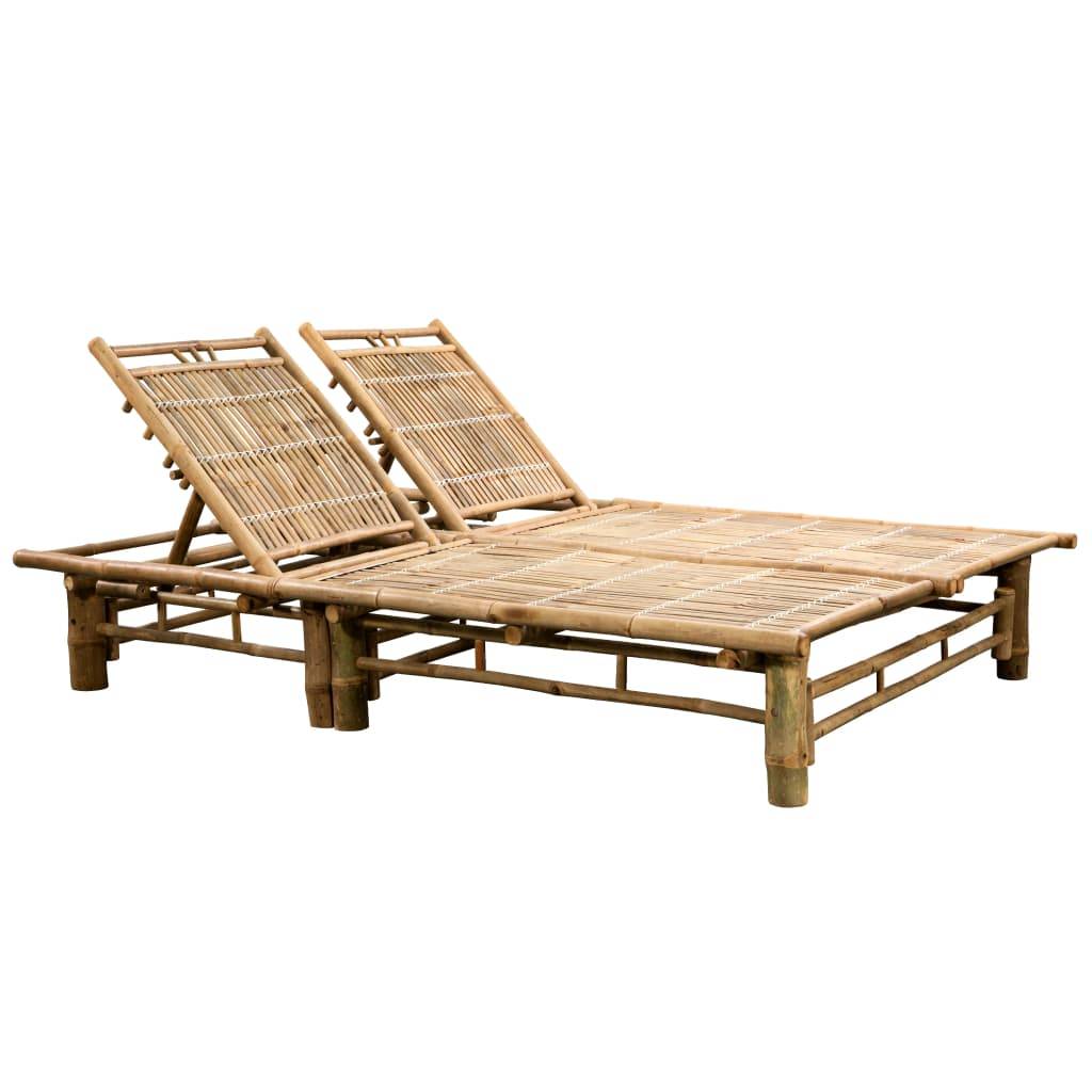 Vidaxl - Chaise longue pour 2 personnes Bambou vidaXL 43715 - Imagen 1