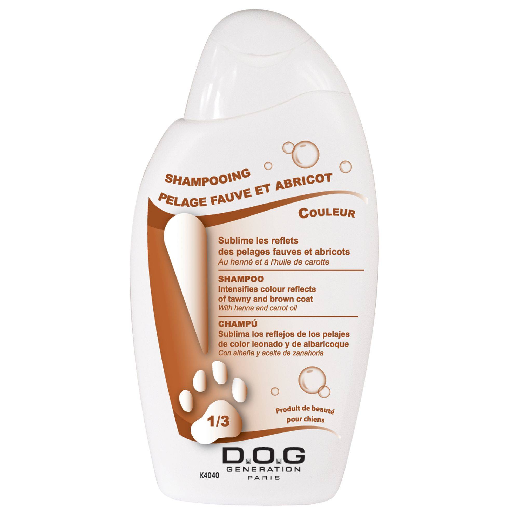 Shampooing Pelage Fauve et Abricot Dog Generation : 250ml DOG GENERATION