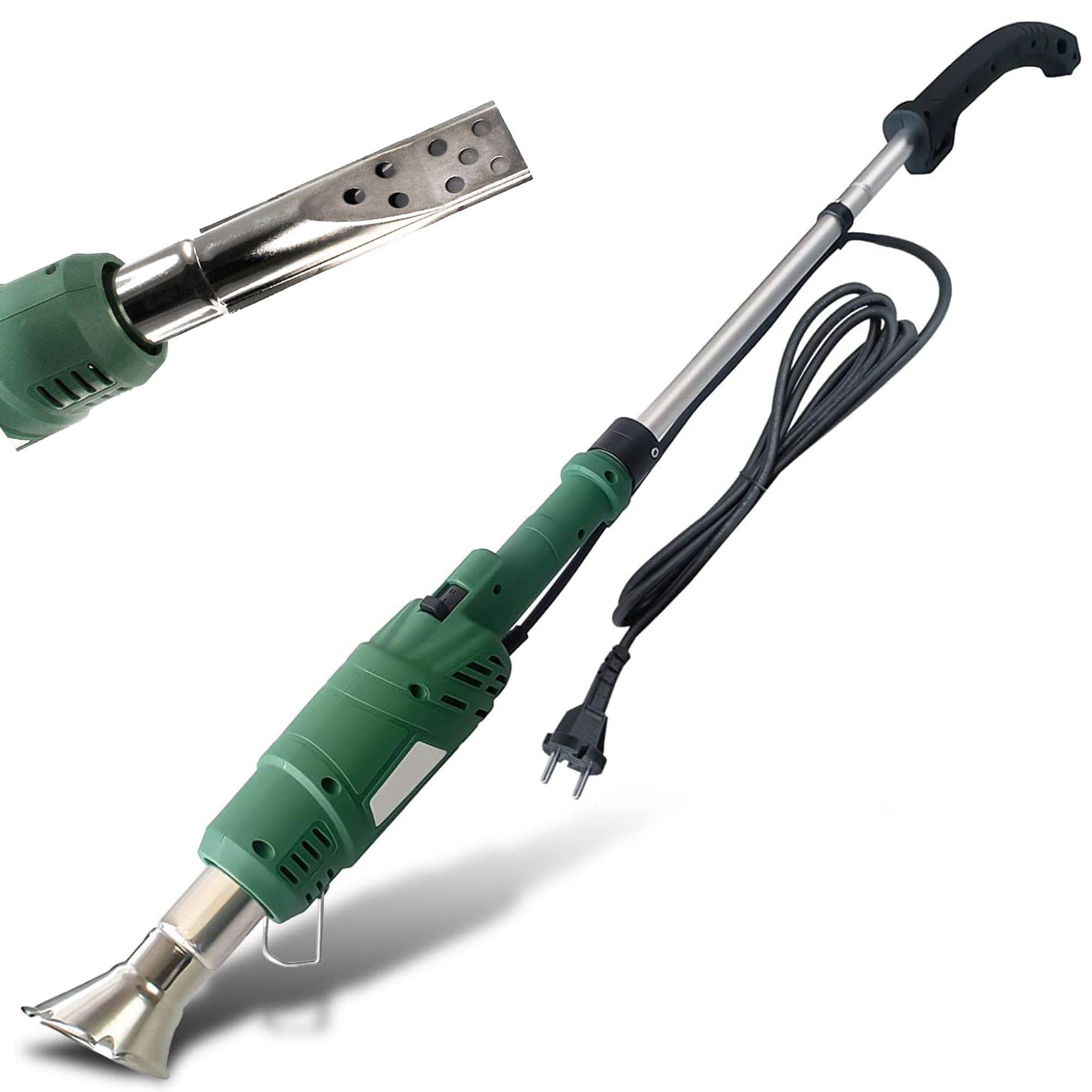 Désherbeur Électrique 2000W 600°C - 2 en 1 Allume-Barbecue et Désherbeur - Manche Amovible 61 cm - Câble 2 m - Image 1