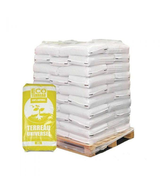Terreau économique universel 100% naturel 60 sacs de 40 litres pour fleurs arbustes - Image 1