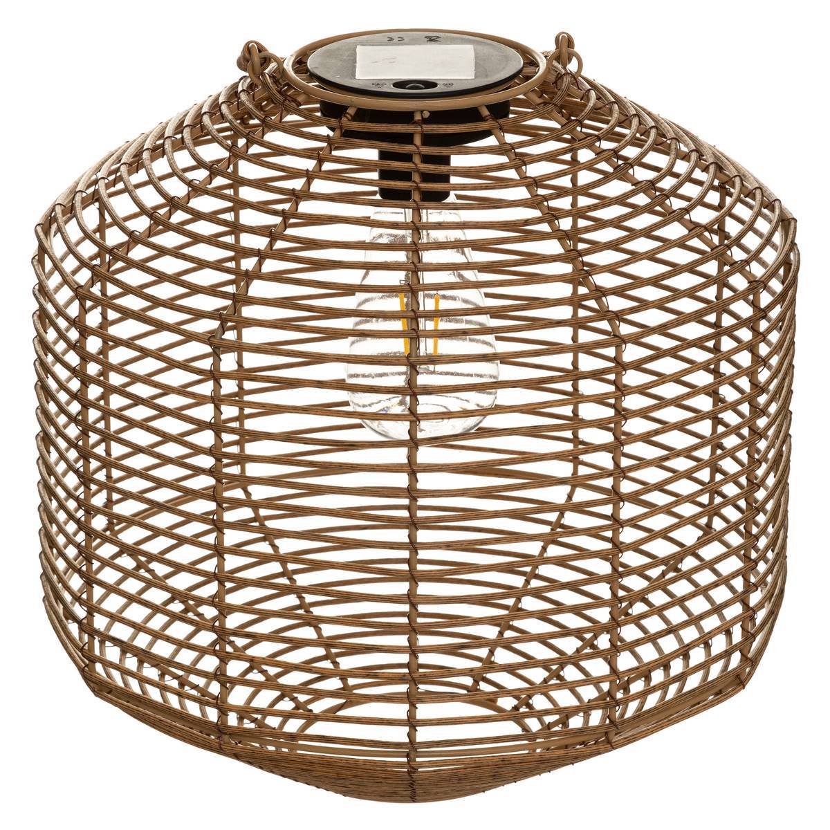Lampe solaire "Cuba" beige H30cm ATMOSPHERA CREATEUR D'INTERIEUR - Image 3