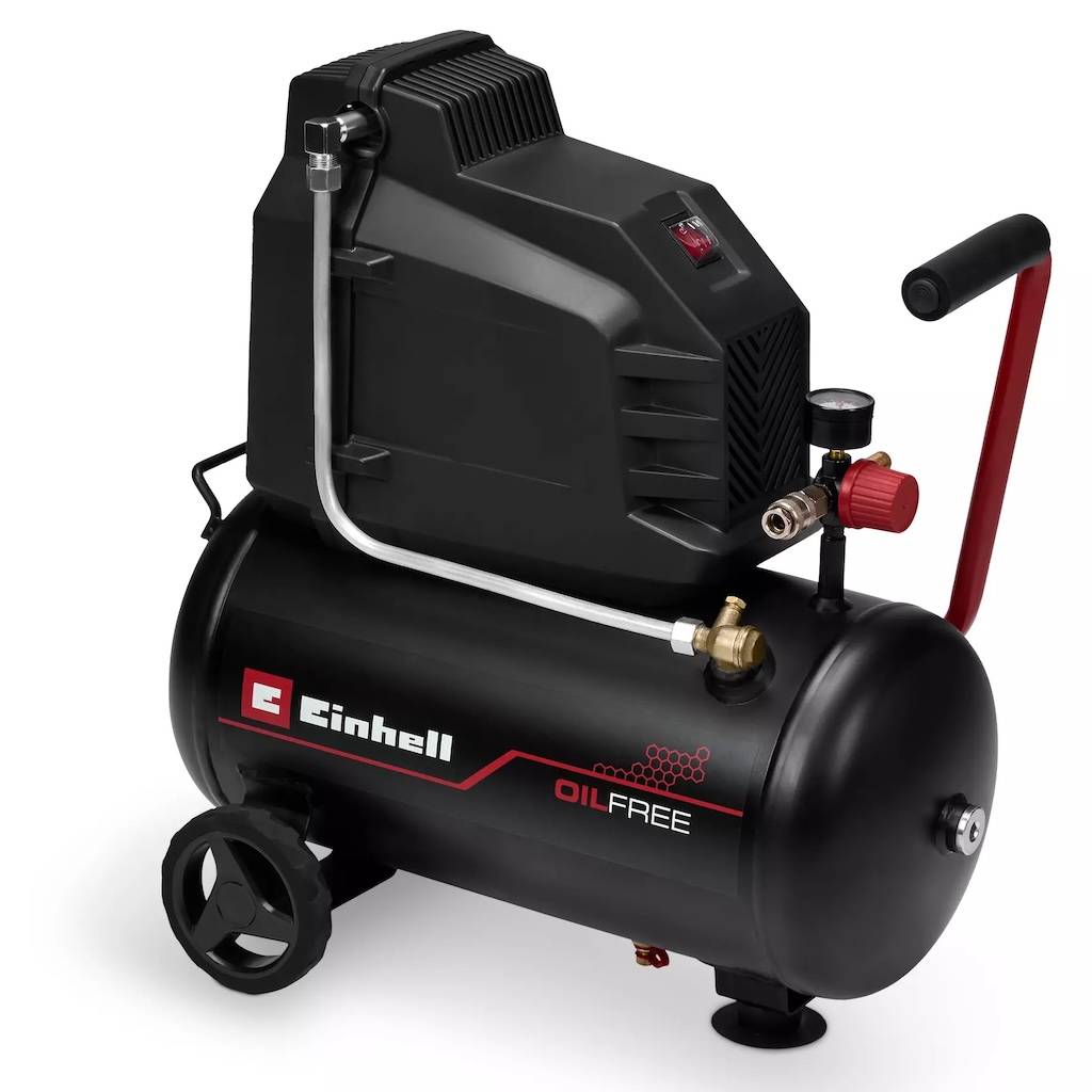 Einhell - Compresseur d’air – TC-AC 190/24/8 I OF – 1100 W – Cuve 24 L – 8 bar – Moteur à induction – Pompe sans lubrification Einhell - Image 1