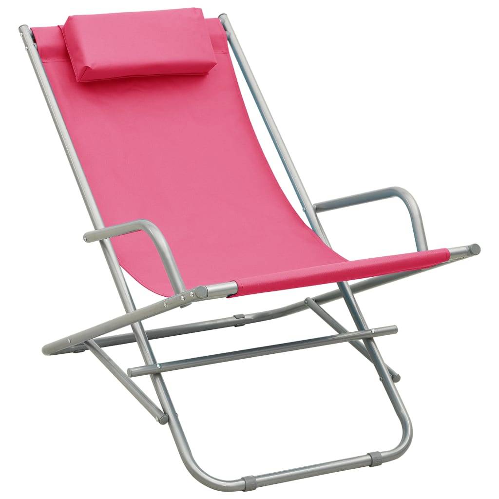 ComfortXL - Ensemble 2 Transats Bascule Pliables Rose – ComfortXL Outdoor Living - Image 2