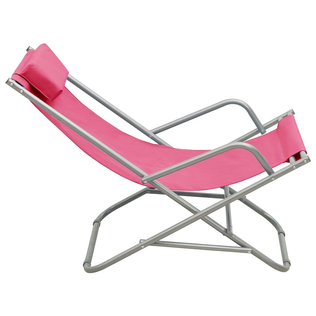 ComfortXL - Ensemble 2 Transats Bascule Pliables Rose – ComfortXL Outdoor Living - Image 4