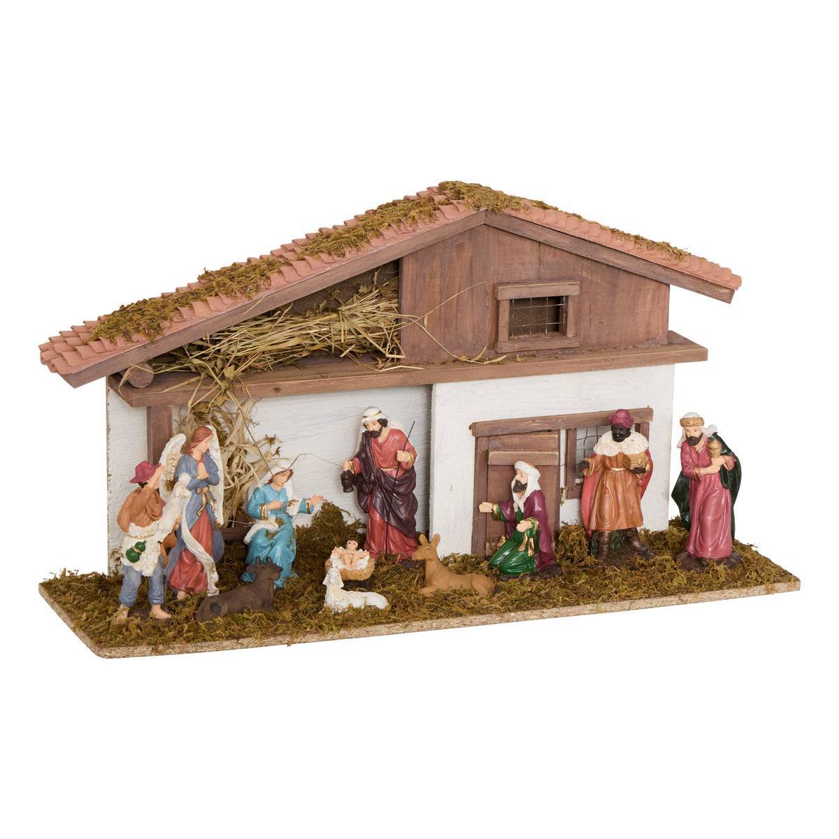 Feeric Christmas - Crèche de Noël Novea 11 santons 50 x 27 cm - Feeric Lights & Christmas - Image 2