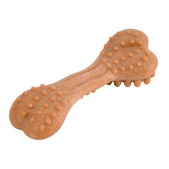 Jouet Os à Mâcher "Picots" 17cm Orange - Image 1
