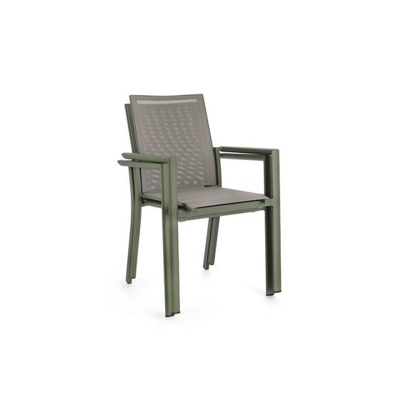 Autre - Chaises de jardin colorées en aluminium (lot de 4) - CASSIS - Imagen 7