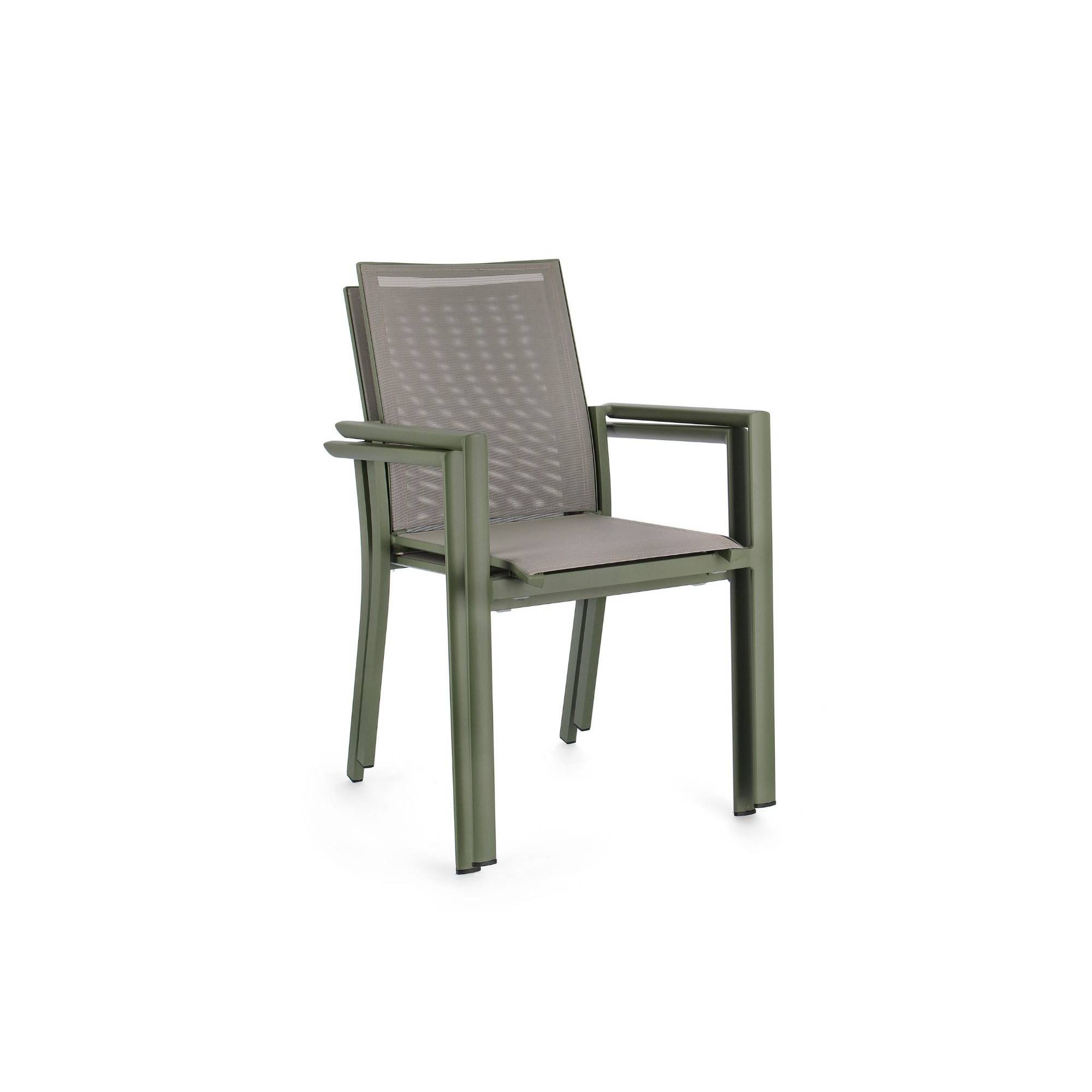Autre - Chaises de jardin colorées en aluminium (lot de 4) - CASSIS - Imagen 7